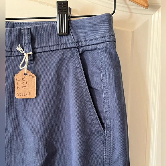J Crew Smoky Blue Khakis Women’s size 4 - Picture 5 of 14
